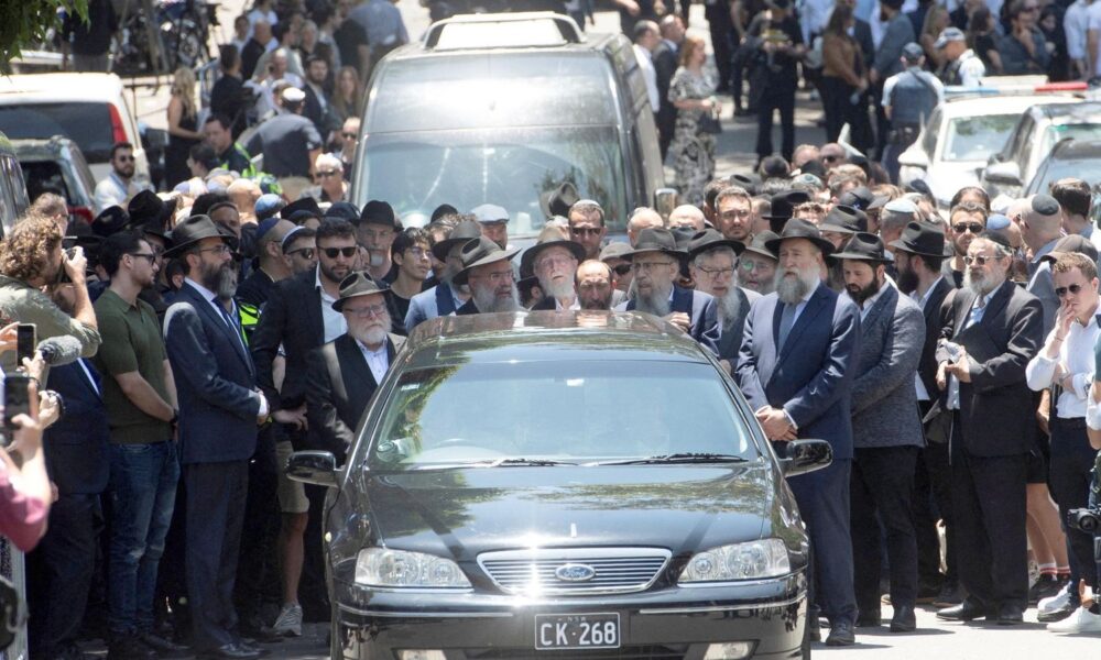 Mourners pay respects at funeral of Bondi attack victim Rabbi Eli Schlanger | World News