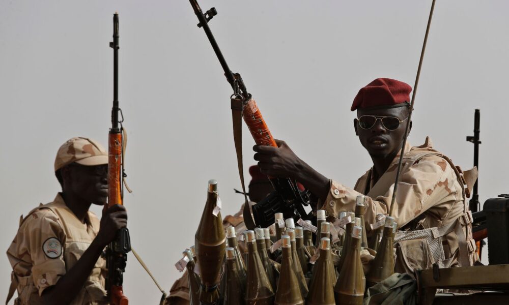 Sudanese soldiers from the Rapid Support Forces. File pic: AP