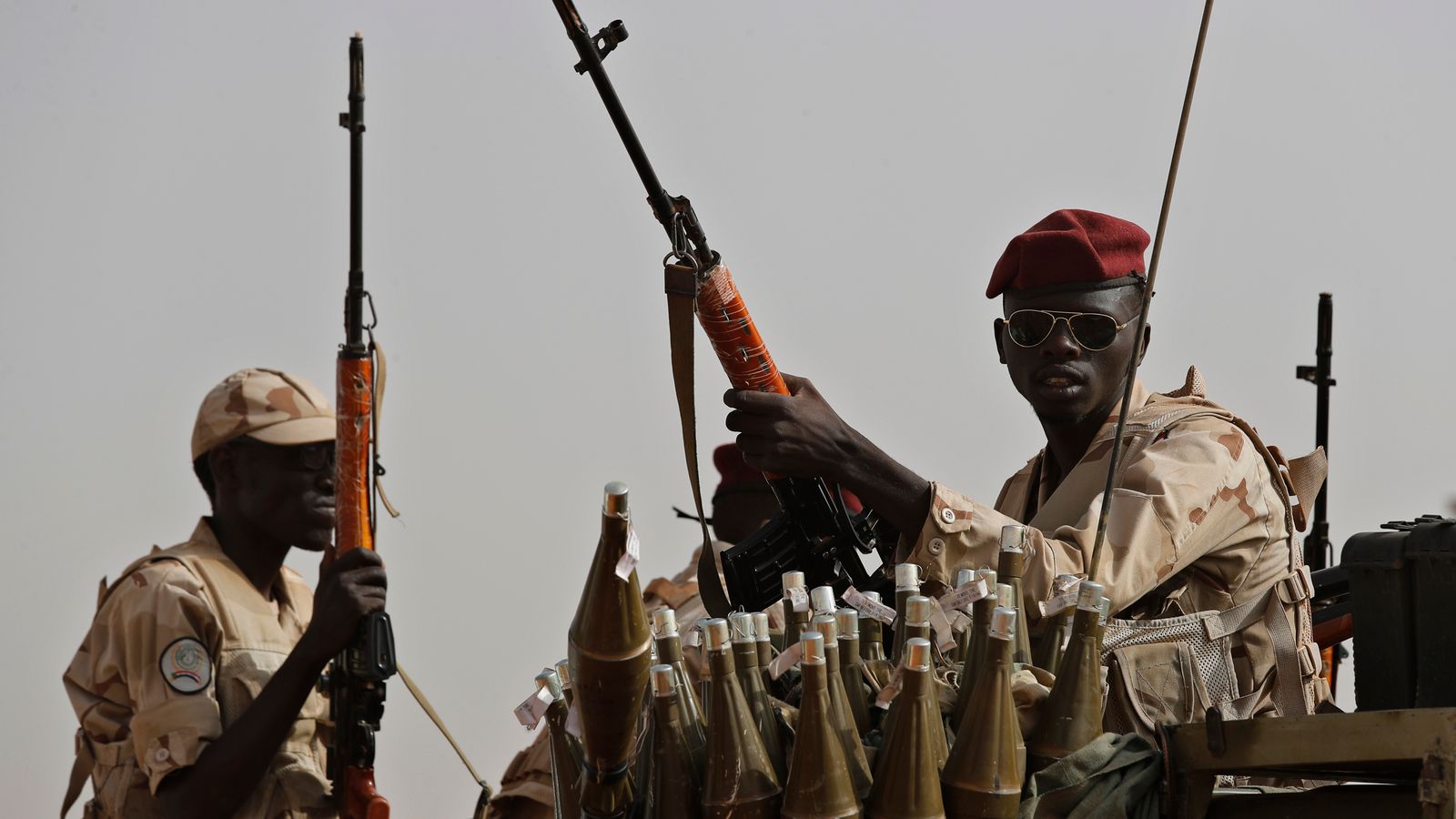 Sudanese soldiers from the Rapid Support Forces. File pic: AP