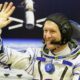 Tim Peake on the day of his launch to the ISS