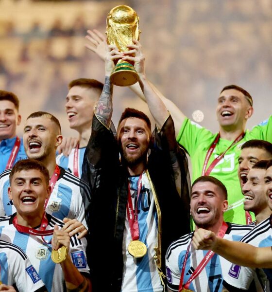 Argentina won the last edition in Qatar three years ago. Pic: Reuters