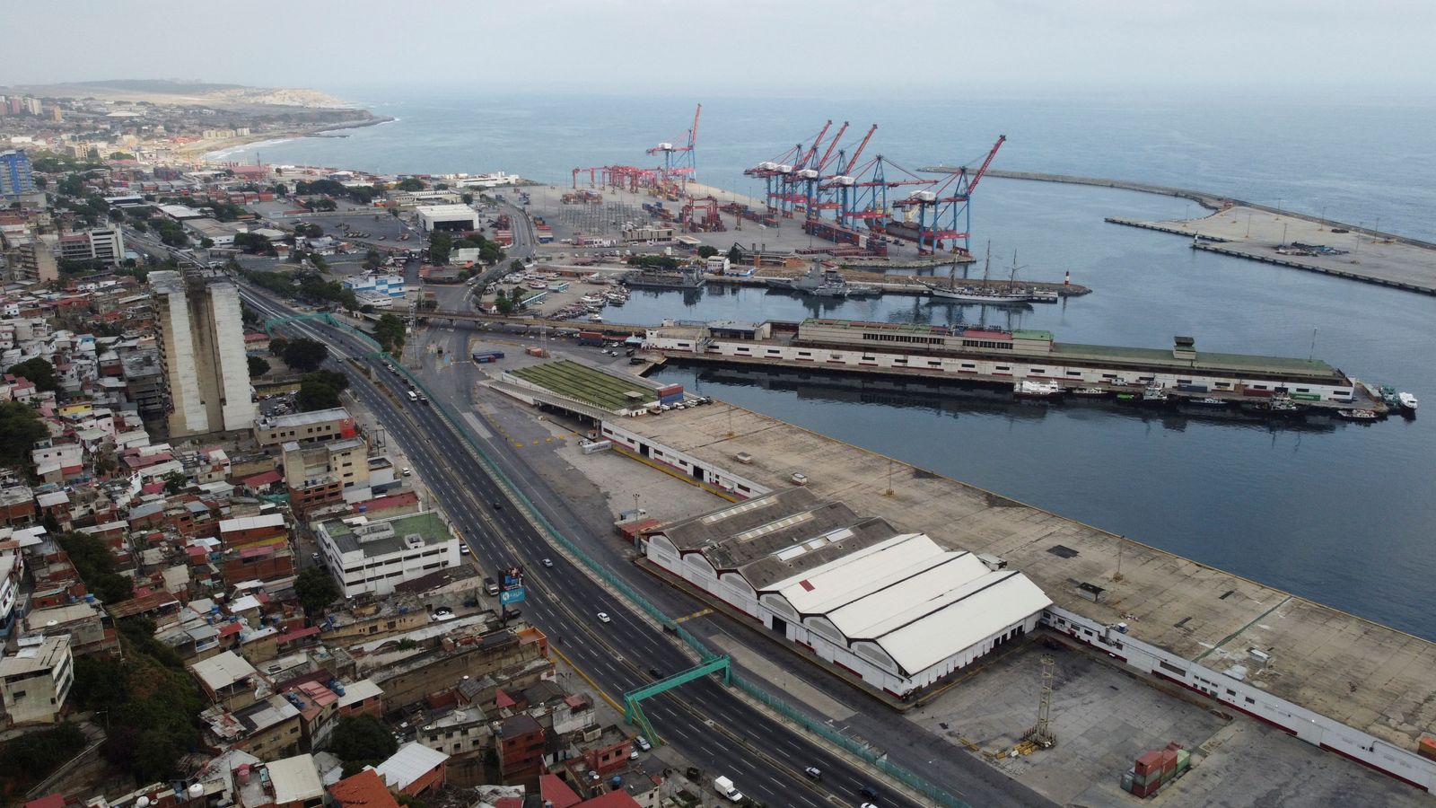 Venezuela's Bolivariana de Puertos La Guaira port. Pic: Reuters