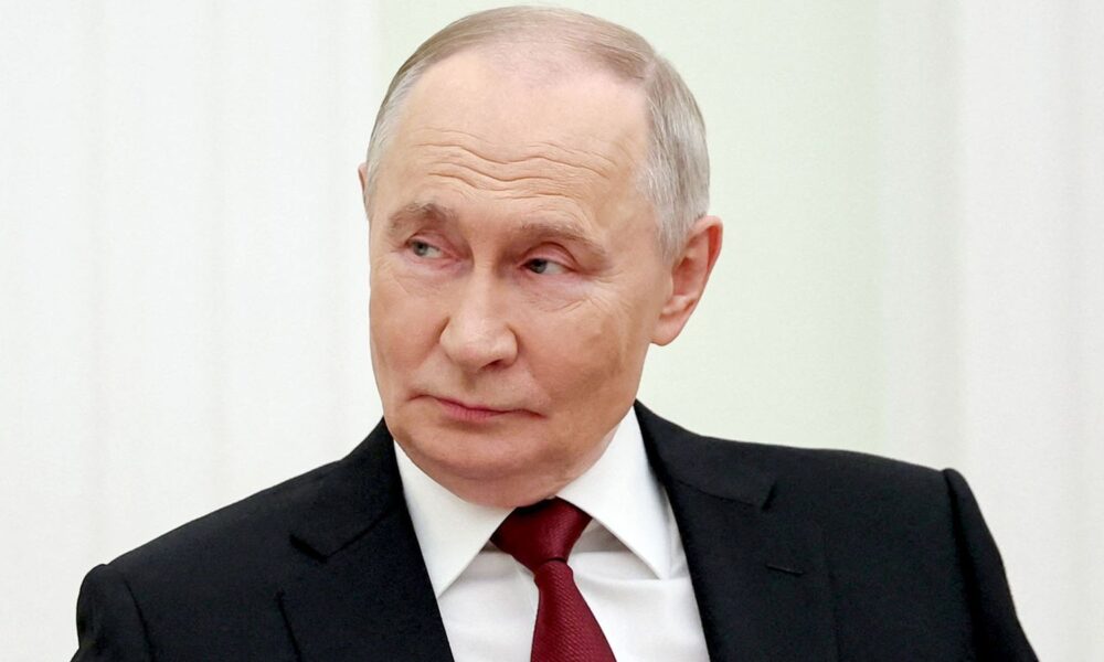 Vladimir Putin. Pic: Sputnik/Reuters