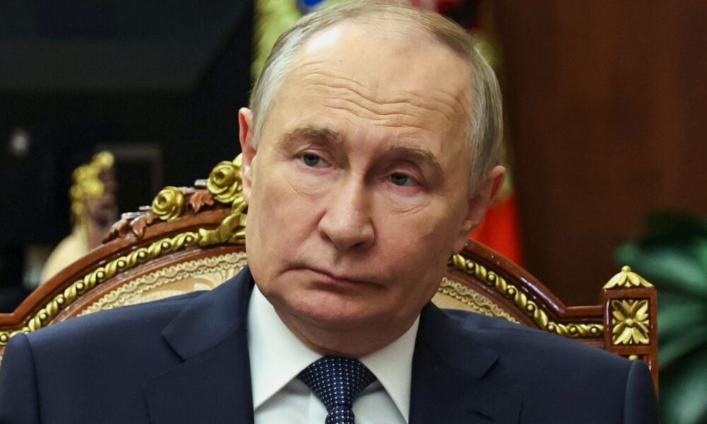 Vladimir Putin. Pic: Sputnikl/AP