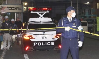 The Yokohama Rubber Company Mishima Plant where a stabbing incident occurred, injuring 15 people. Pic: The Yomiuri Shimbun /AP