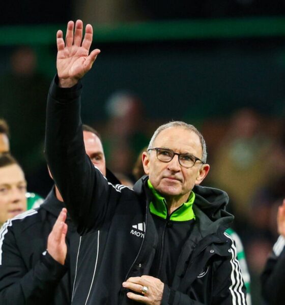 Celtic interim boss Martin O'Neill at full-time during a William Hill Premiership match between Celtic and Dundee
