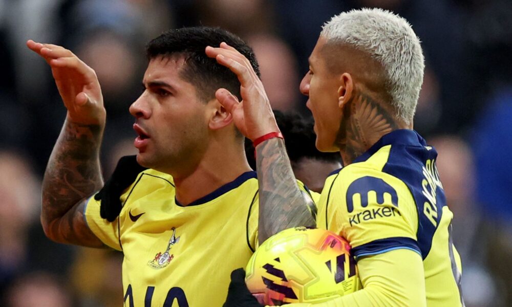 Cristian Romero's double secured Spurs a point at Newcastle