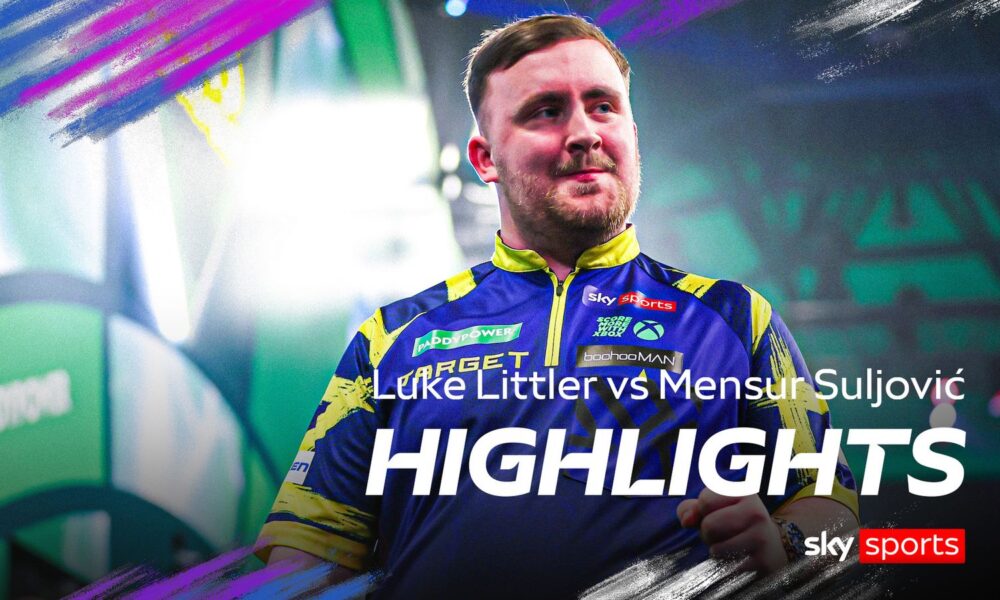 Luke Littler vs Mensur Suljovic highlights