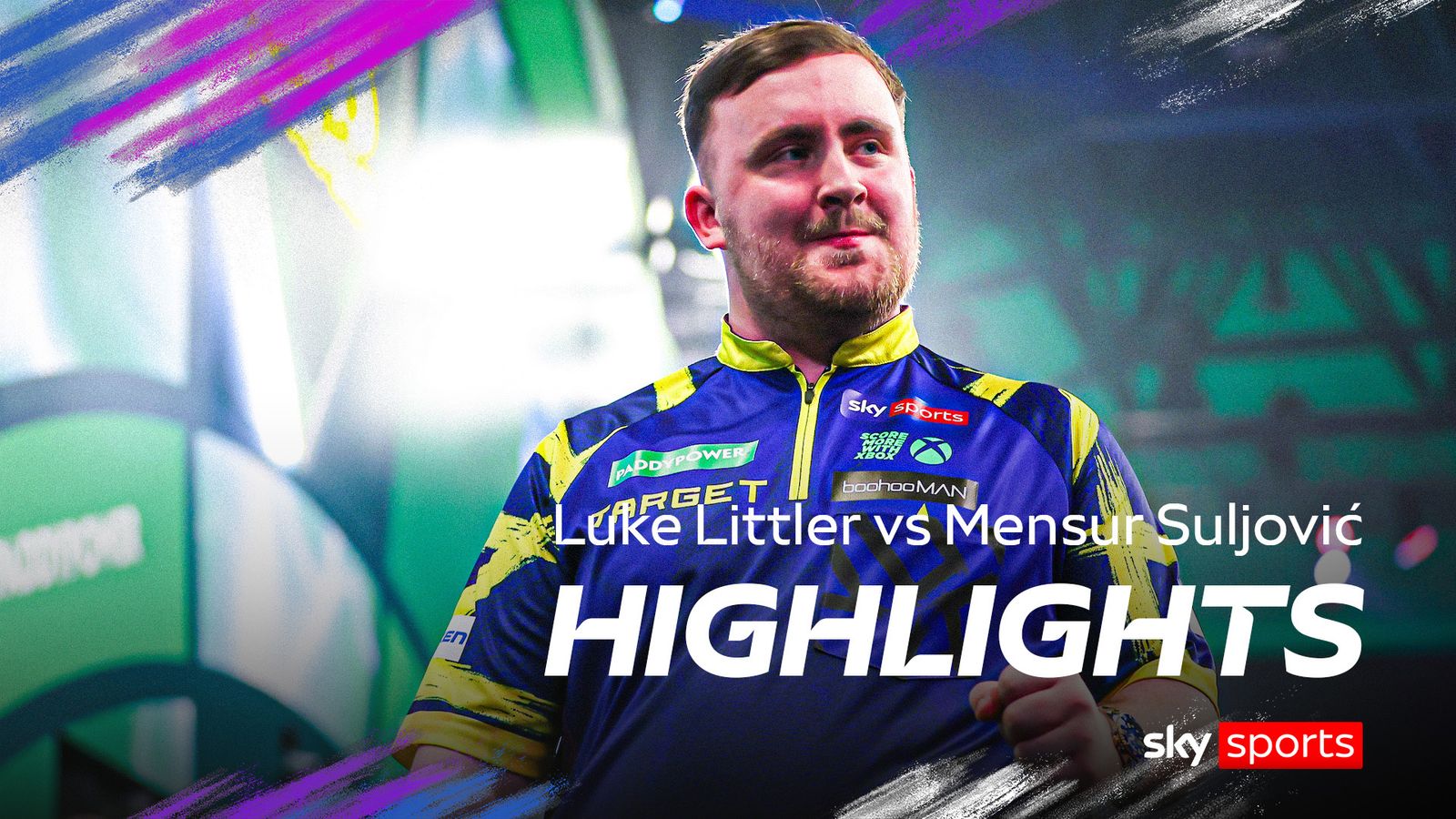 Luke Littler vs Mensur Suljovic highlights
