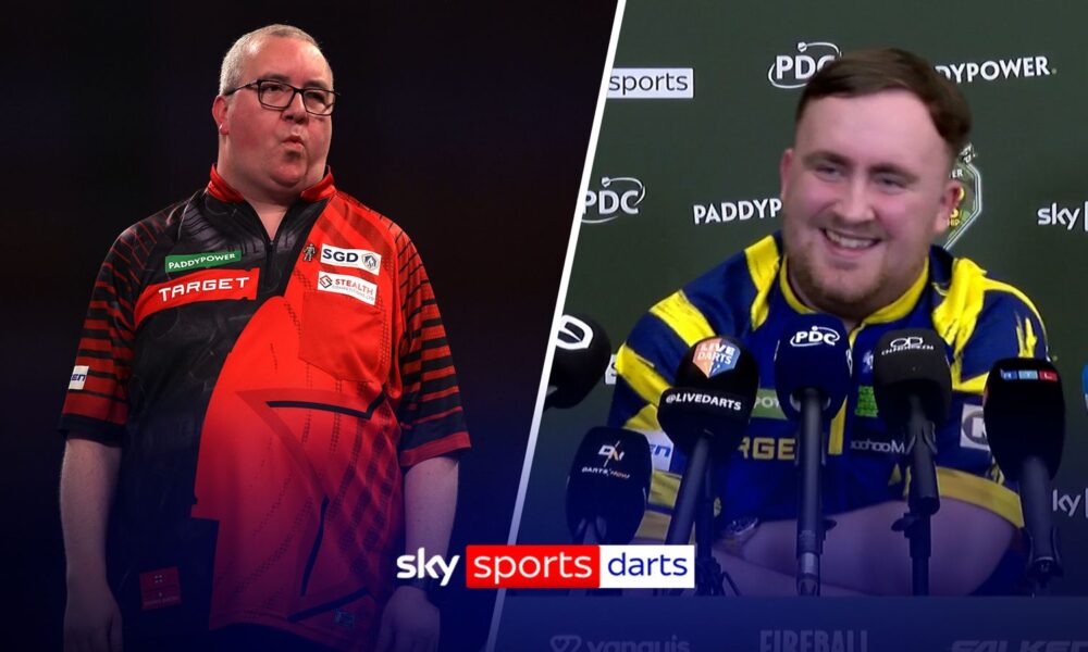 Luke Littler and Stephen Bunting