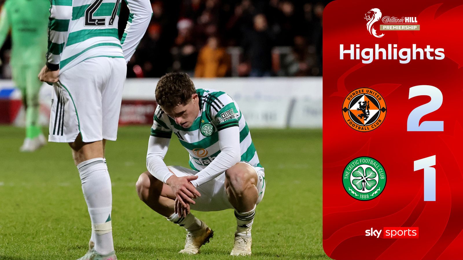 Highlights from the Scottish Premiership match between Dundee United and Celtic.