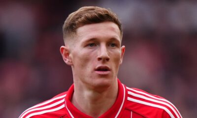 Nottingham Forest's Elliot Anderson in action during the Premier League match at City Ground, Nottingham.
