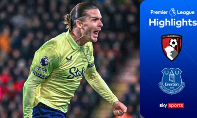 Highlights of the Premier League match between Bournemouth and Everton.