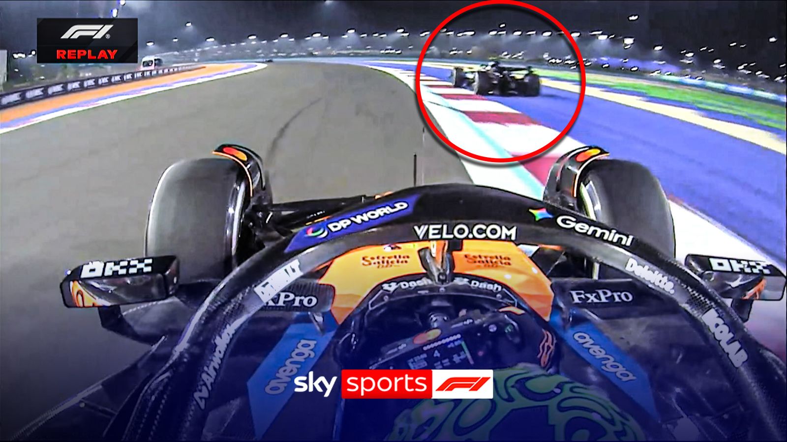 Watch back the onboards of Kimi Antonelli&#39;s mistake which gifted an overtake to Lando Norris during the Qatar GP.