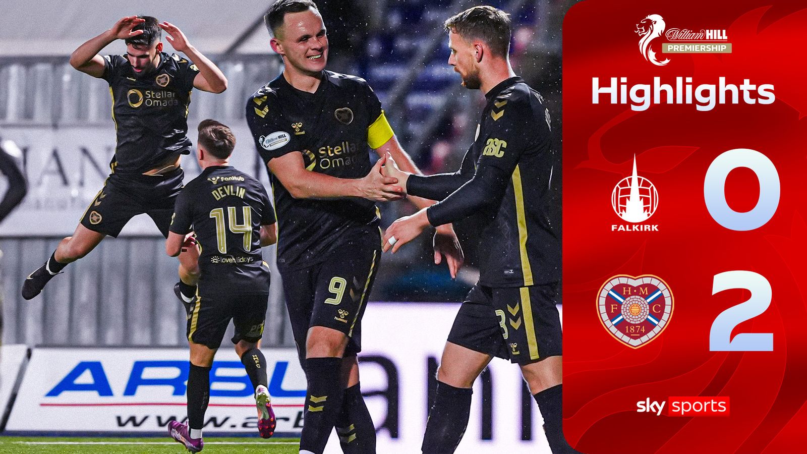 FALKIRK V HEARTS 131225