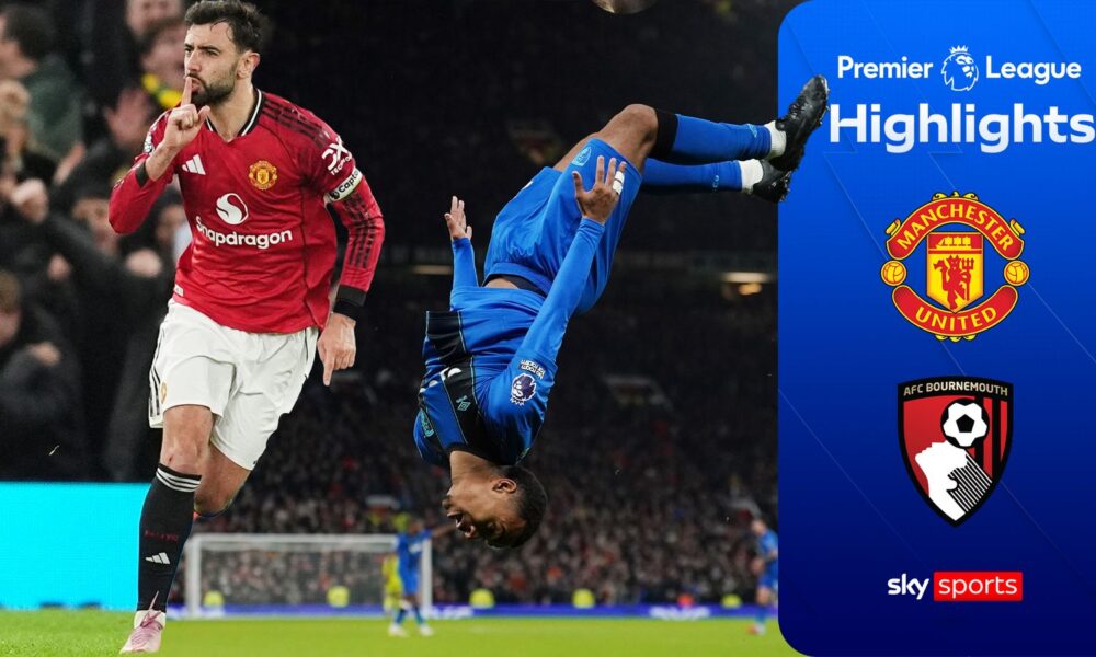 Highlights of Manchester United's Premier League match against Bournemouth.