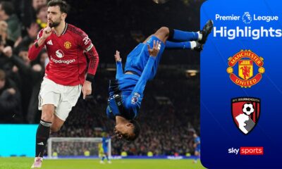 Highlights of Manchester United's Premier League match against Bournemouth.