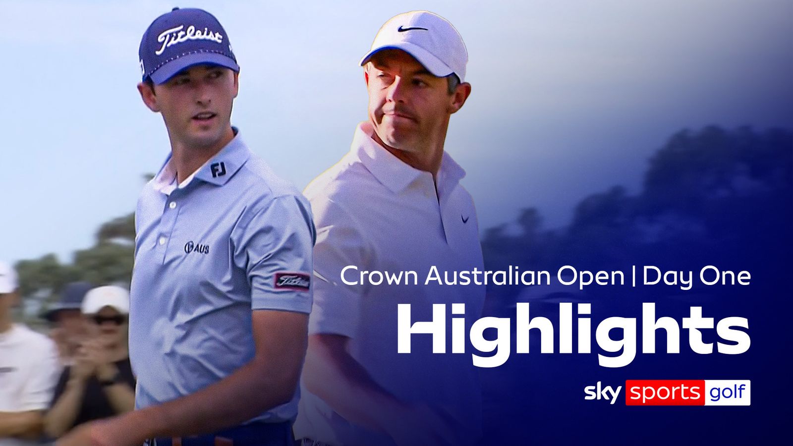 Crown Australian open day one highlights