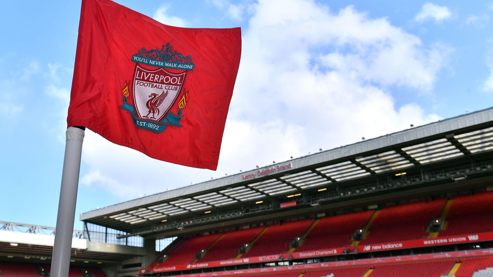 General view of the pitch before the Premier League match at Anfield, Liverpool. PRESS ASSOCIATION Photo. Picture date: Saturday March 17, 2018. See PA story SOCCER Liverpool. Photo credit should read: Anthony Devlin/PA Wire. RESTRICTIONS: EDITORIAL USE ONLY No use with unauthorised audio, video, data, fixture lists, club/league logos or "live" services. Online in-match use limited to 75 images, no video emulation. No use in betting, games or single club/league/player publications.