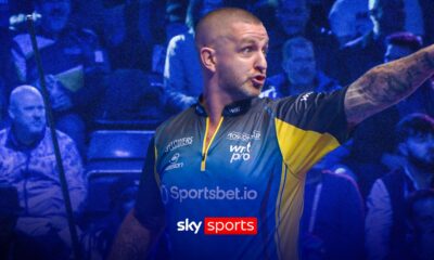 Team Europe captain Jayson Shaw attempts to confront crowd member