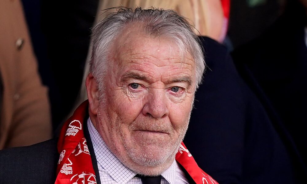 Former Nottingham Forest player John Robertson during the Premier League match at the City Ground, Nottingham.