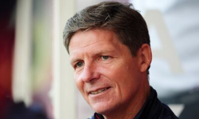 Crystal Palace manager Oliver Glasner ahead of the pre-season friendly match at the Broadfield Stadium, Crawley.