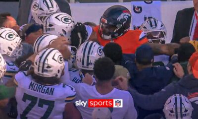 'What is going on?!?' | Broncos-Packers get into pre-game skirmish!