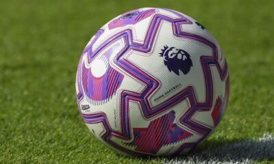 General view of the match ball during the Premier League match at the Vitality Stadium, Bournemouth. Picture date: Saturday August 2025