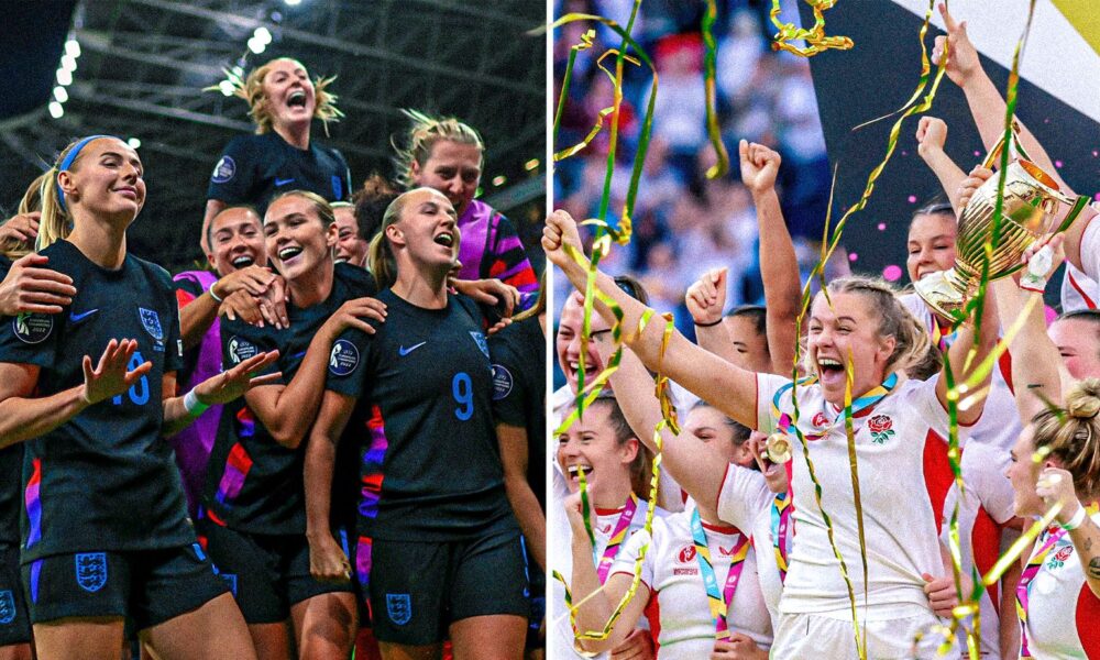 Lionesses & Red Roses celebrating