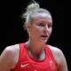 England's Sasha Glasgow during the Vitality Netball International Series match at the Motorpoint Arena, Nottingham