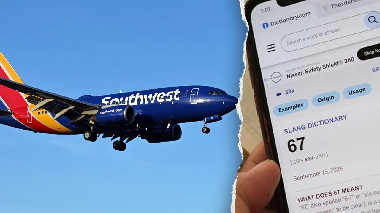 Southwest Airlines offering $67 flights in viral '6-7' meme-inspired sale