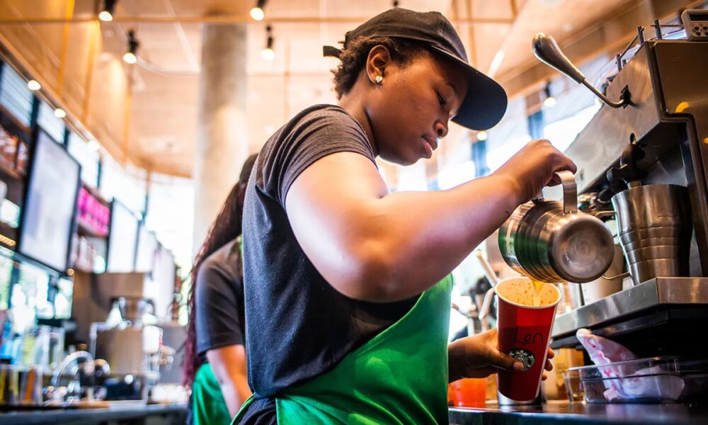 Starbucks CEO says AI is 'co-pilot,' not replacement for workers