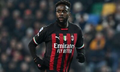UDINE, ITALY - MARCH 18: Former Liverpool striker Divock Origi of AC Milan looks on during the Serie A match between Udinese Calcio and AC MIlan at Dacia Arena on March 18, 2023 in Udine, Italy. (Photo by Alessandro Sabattini/Getty Images)