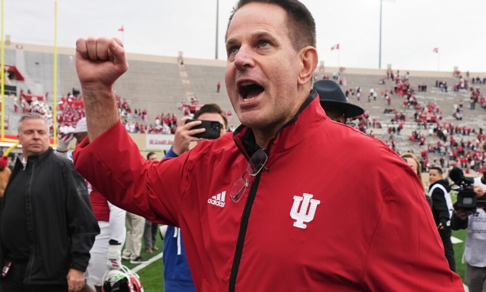 Indiana's Curt Cignetti named AP coach of the year for second straight season