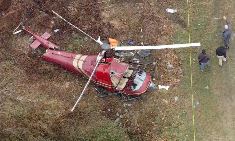 Midair helicopter crash in New Jersey leaves 1 dead and 1 injured