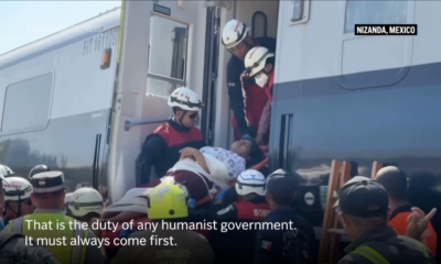 Victims' families demand answers in deadly Mexico train crash