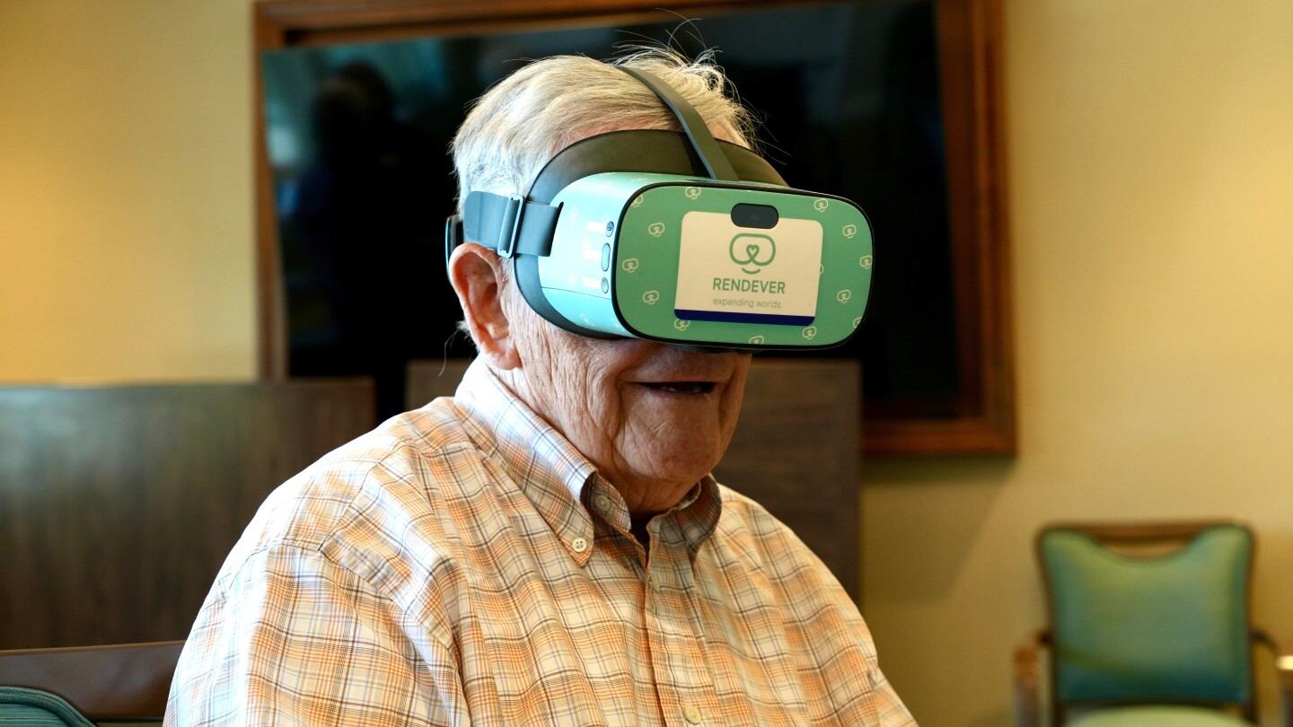 Virtual reality opens doors for older adults to socialize