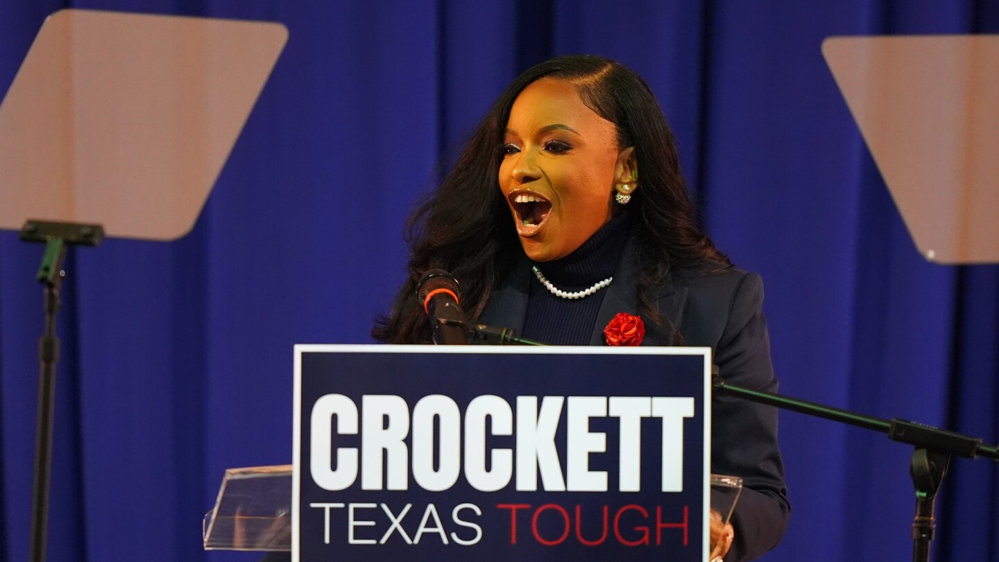 Jasmine Crockett launches US Senate bid in Texas