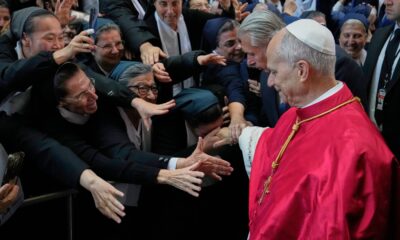 Pope in Lebanon prays for peace at tomb of saint revered by Christians and Muslims alike