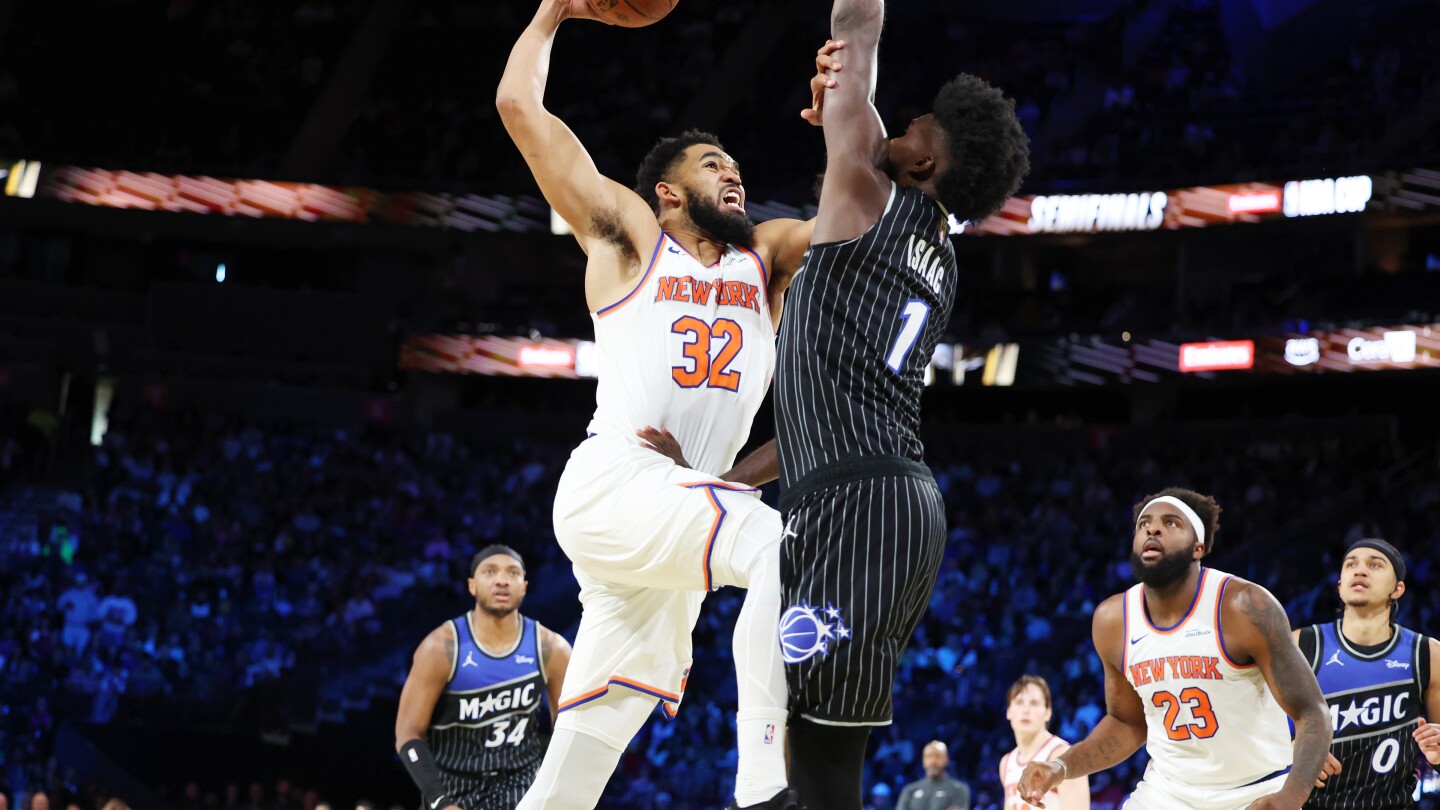 Jalen Brunson's 40 points lead Knicks past Orlando Magic in NBA Cup