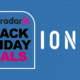 The Ionos logo on a blue background next to a TechRadar symbol that reads &#039;Black Friday deals