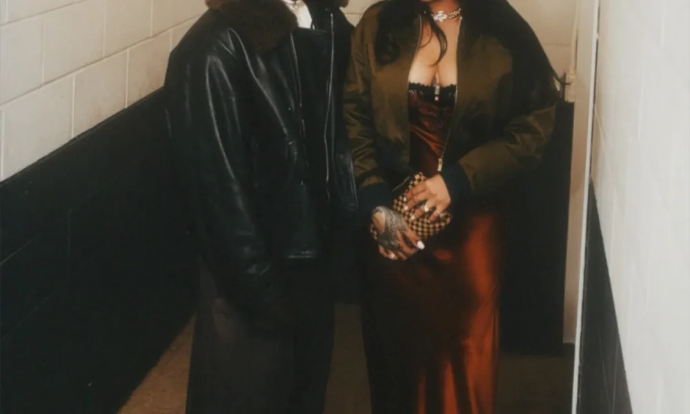 00 Rihanna And AAP Rocky Step Out At Dont Be Dumb Album Release Party In Miu Miu And YSL