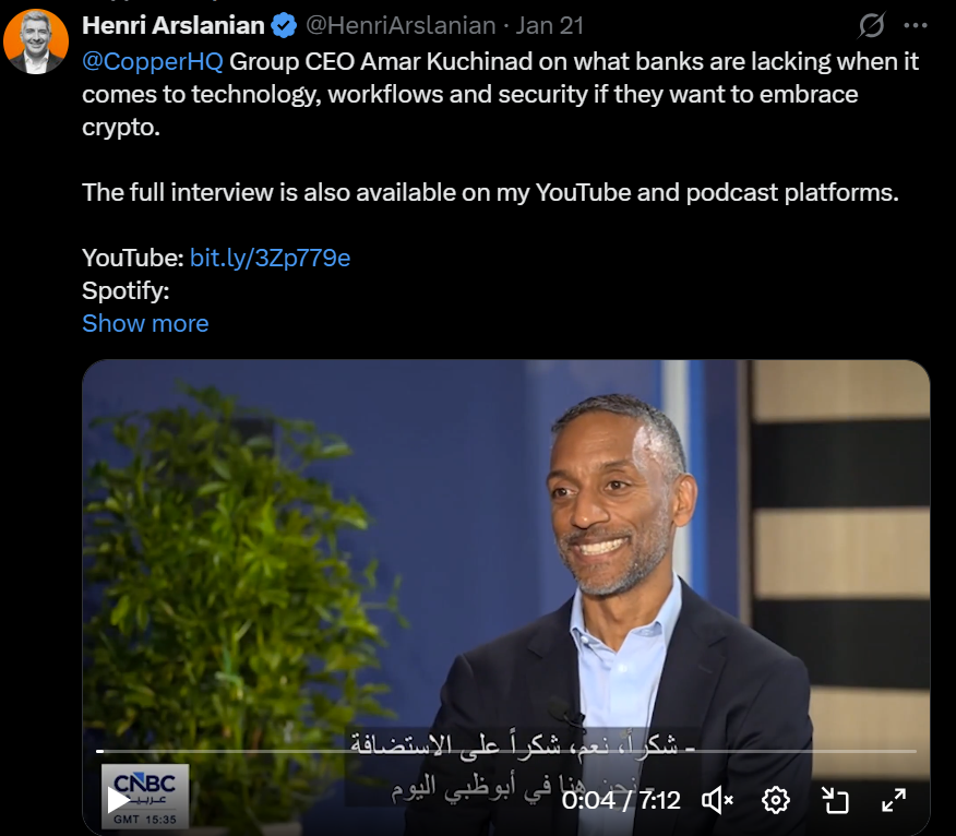 Copper Explores IPO as Crypto Custody Draws Wall Street Interest