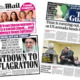 The Papers:  'Countdown to conflagration' and 'Restore high streets or lose election'
