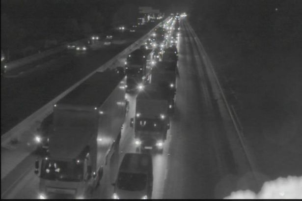 M6 LIVE: Long queues on motorway as lanes shut amid crash - updates