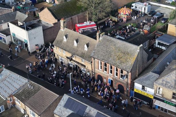 Hundreds gather for Cambridgeshire town’s quirky festival