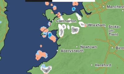 Wales weather maps show where snowfall is likely to continue