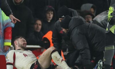 Conor Bradley has sustained a serious knee injury.