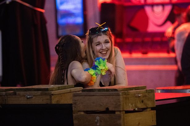 Pictures of Cardiff city centre as people celebrate New Year's Eve