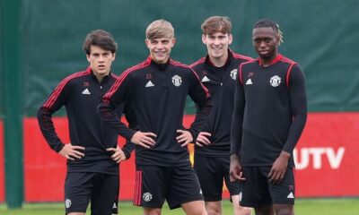 James Garner during his Man Utd days.